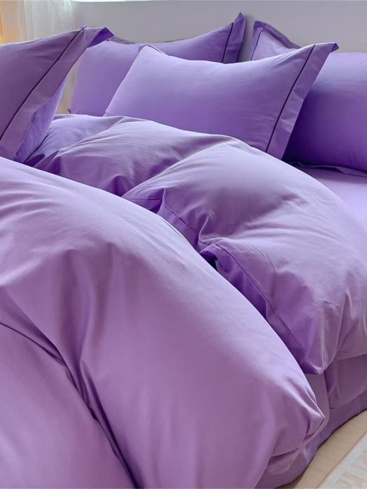 Bedding Set 4-Piece, Long-Staple Cotton Fabric